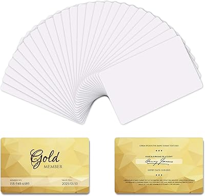 Originjoy 100pcs cartes de visite en métal par sublimation, 3,4 x 2,1" cartes de visite imprimables en aluminium pour impression couleur personnalisée (0,22 mm). Avec plus de 300 000 références disponibles, DIAYTAR COTE D'IVOIRE offre une expérience d'achat unique et pratique pour les consommateurs ivoiriens. La boutique en ligne permet aux clients de parcourir facilement les différentes catégories de produits et de trouver ce dont ils ont besoin en quelques clics.