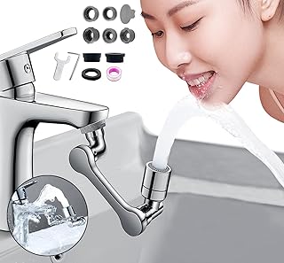 Rallonge de robinet pivotant à 1080 degrés d'évier de salle de bain double. En tant que boutique en ligne leader en Côte d'Ivoire, DIAYTAR COTE D'IVOIRE s'efforce de proposer des produits de haute qualité à des prix compétitifs. La boutique en ligne est constamment mise à jour avec de nouveaux produits et des promotions spéciales pour ses clients.