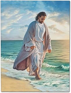 Mon âme dieu marche sur la plage jésus impression sur toile décoration d'intérieur toile art peinture pour chambre à coucher salon cadeaux chrétiens inspirants décoration murale grande taille 40,6 x 50,8 cm. DIAYTAR COTE D'IVOIRE est la destination idéale pour réaliser vos achats en ligne. Avec plus de 300 000 produits à portée de clic, vous pouvez trouver des articles de mode, des produits électroniques, des accessoires et bien plus encore. La boutique en ligne propose une expérience d'achat sans stress et sécurisée.