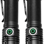 Lampe de poche rechargeable msal led super lumineuse, rechargeable par usb, zoomable, étanche