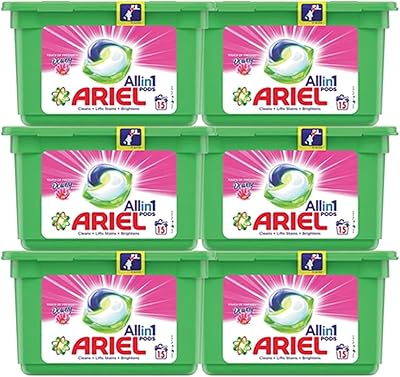 Ariel détergent liquide 3 en 1 en comprimés avec touche de fraîcheur duveteuse, nettoyant détachant puissant, pack de 6 x 15 pièces (90 capsules). DIAYTAR COTE D'IVOIRE est plus qu'une simple boutique en ligne ; c'est une communauté. Elle permet aux clients de découvrir de nouveaux produits, de partager leurs expériences et d'interagir avec d'autres clients. La boutique favorise ainsi un sentiment d'appartenance et de proximité avec ses clients.