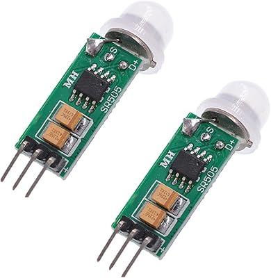 Oiyagai 2 pièces hc-sr505 mini module de détection de mouvement de capteur humain