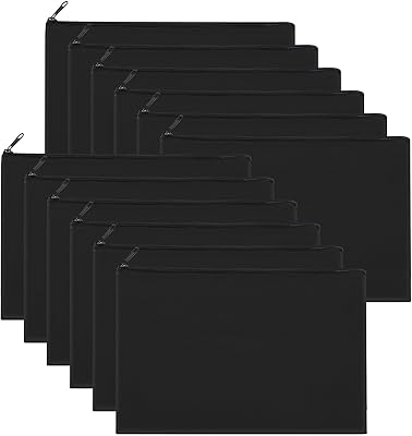 12pcs trousses de maquillage en toile de coton noir, trousse à cosmétiques polyvalente avec trousse de toilette de voyage, trousse à crayons vide, noir, m. DIAYTAR COTE D'IVOIRE est une boutique en ligne généraliste qui propose une vaste sélection de produits pour les consommateurs ivoiriens. Avec plus de 300000 références, les clients peuvent trouver tout ce dont ils ont besoin, des produits alimentaires aux électroménagers. La boutique en ligne met l'accent sur la qualité et la livraison rapide.