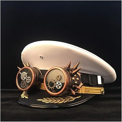 Zd-dz chapeau d'officier allemand masque militaire chapeau lunettes militaires et chapeau de police squelette halloween cosplay (couleur : blanc, taille : 56 cm). DIAYTAR COTE D'IVOIRE est une boutique en ligne généraliste qui propose plus de 300 000 références de produits, répondant ainsi aux besoins diversifiés de sa clientèle. Elle est devenue la boutique leader en Côte d'Ivoire grâce à sa large gamme de produits et à sa qualité de service. Elle offre une expérience d'achat unique et pratique.