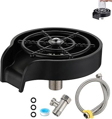Rincage du verre d'évier de cuisine, rinçage de tasse conique d'évier avec accessoires, nettoyeur de bouteille d'eau, nettoyeur automatique de robinet en verre, lave-tasse rapide mains libres pour évier de cuisine. Avec plus de 300000 références, DIAYTAR COTE D'IVOIRE offre à ses clients un choix incroyable pour répondre à tous leurs besoins. La boutique propose régulièrement des promotions et des offres spéciales pour permettre à ses clients de faire des économies sur leurs achats en ligne.