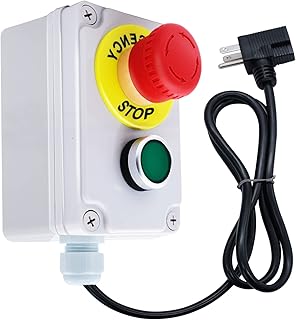 Interrupteur électrique magnétique mxotok 120v 10a, interrupteur de sécurité de table, interrupteur à