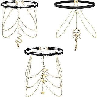 Chaîne de jambe, chaîne de cuisse, magnifique chaîne de jambe, accessoires de bijoux