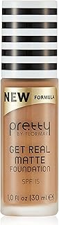 Pretty by flormar matte get real foundation - miel 011, 30 ml
