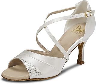 Jia jia 20522 sandales latines pour femmes, talon de 2,7 pouces, chaussures de danse brillantes en super satin. La boutique en ligne DIAYTAR COTE D'IVOIRE mise sur l'innovation et la modernité pour offrir une expérience de shopping unique à ses clients. Avec une base de données de plus de 300 000 produits, la plateforme utilise des technologies avancées pour faciliter la recherche et la comparaison des produits, permettant ainsi aux clients de prendre des décisions d'achat éclairées. Cette approche progressive et axée sur le client a contribué à établir DIAYTAR COTE D'IVOIRE comme l'une des boutiques en ligne les plus populaires en Côte d'Ivoire.