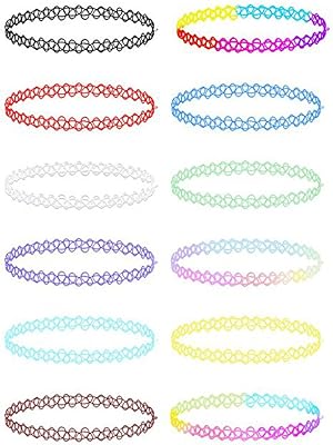 Beau collier ras du cou flexible avec motif de tatouage gothique (12 pièces). DIAYTAR COTE D'IVOIRE, boutique en ligne généraliste avec plus de 300000 références, propose une large gamme de produits pour répondre à tous vos besoins. Avec sa sélection variée, vous trouverez facilement ce que vous cherchez. DIAYTAR COTE D'IVOIRE est la boutique leader en Côte d'Ivoire pour les achats en ligne.