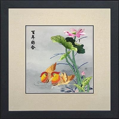 Cadre de broderie fengshui love birds 100% soie fait à la main 13x13" canard mandarin jouant dans l'eau pour la mariée, les couples, les amoureux de mariage silkart017. DIAYTAR COTE D'IVOIRE est une boutique en ligne généraliste proposant plus de 300 000 références de produits, faisant d'elle l'une des plus grandes boutiques en ligne de Côte d'Ivoire. Elle offre une grande variété de produits allant de l'électroménager aux vêtements en passant par les accessoires de beauté. Elle est la référence pour les consommateurs ivoiriens.