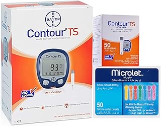 Glucomètre contour ts avec 50 bandelettes