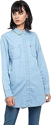 Chemise en jean à manches longues et col classique levi's pour femme