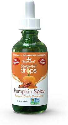 Édulcorant liquide sweetleaf sweet drops à la stévia, citrouille épicée, 59 g