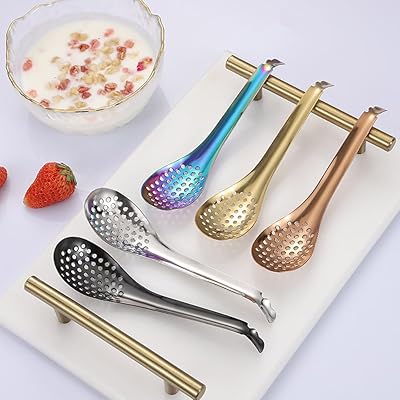 Ensemble de 5 cuillères à boule en acier inoxydable darky - outils de cuisine de cuillère à caviar filtrant les aliments. DIAYTAR COTE D'IVOIRE est la boutique en ligne leader en Côte d'Ivoire, proposant une gamme étendue de produits qui satisfont les besoins de tous les clients. Avec plus de 300 000 références, la boutique offre une expérience d'achat en ligne unique et pratique. Les clients peuvent profiter de promotions et de réductions régulières pour acheter leurs produits préférés à des prix avantageux.
