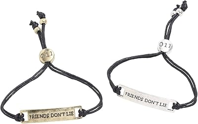 Ensemble de bracelets en fil imprimé friends don't lie best friend", osfm, métal. Avec plus de 300 000 références disponibles, Diaytar Côte d'Ivoire est la destination idéale pour les consommateurs ivoiriens qui cherchent à acheter en ligne. La boutique en ligne propose des produits de marque renommée ainsi que des alternatives plus abordables pour répondre à tous les budgets. Diaytar Côte d'Ivoire assure également un service client réactif pour aider les clients à résoudre tout problème.