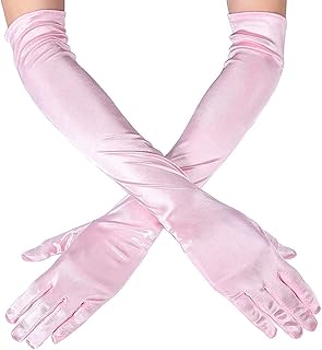 15"/21" gants longs à clapet d'opéra gants en satin pour femmes longueur coude