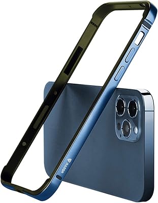 Coque de protection raeger pour iphone 12/12 pro | pare-chocs en aluminium anodisé