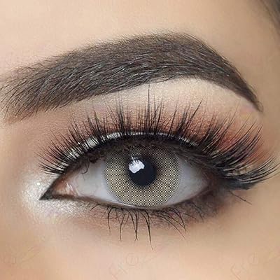 Lentilles de contact de couleur naturelle souples hydrocor 12 mois jetables avec étui