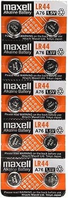 Piles maxell lr440-10pk lr44 (paquet de 10)
