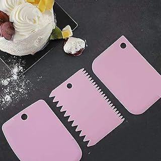 Ensemble de 3 grattoirs et grattoirs à gâteau plus lisses, grattoir à pâte