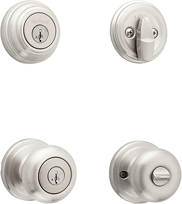 Poignée de porte d'entrée à clé kwixt juno avec serrure cylindre