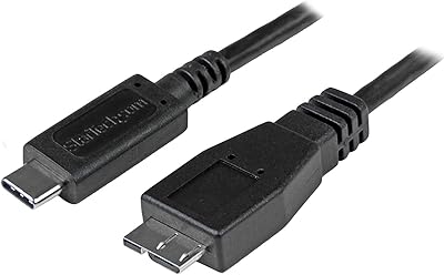 Câble startec. com usb c vers micro usb 0,5 mètre - usb 3.1 type c vers micro usb type b - micro usb 3.1 vers usb-c - compatible avec thunderbolt 3 (usb31cub50cm). DIAYTAR COTE D'IVOIRE est une boutique en ligne généraliste qui propose plus de 300000 références de produits. Cette boutique en ligne est devenue une référence en Côte d'Ivoire grâce à sa large gamme de produits et à ses prix compétitifs. Elle offre une expérience d'achat en ligne pratique et sécurisée.