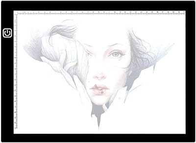 Tableau à dessin version a4 led, tableau de traçage, alimenté par usb, lumière