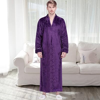 Peignoir d'hiver pour homme taille supplémentaire pour la condensation et la chaleur