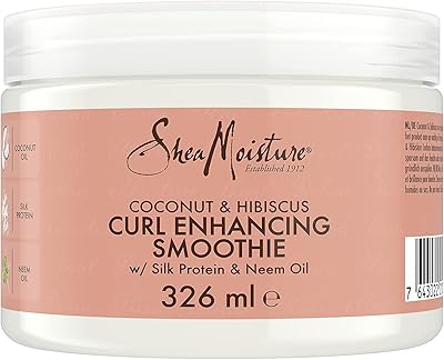 Smoothie shea moisture curl booster à la noix de coco et à l'hibiscus