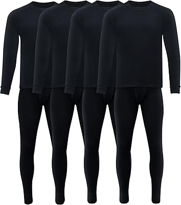 Sous-vêtements thermiques pour hommes, ensemble 4 pièces en coton doux à manches longues, sous-vêtements thermiques pour hommes adaptés au temps froid en hiver. DIAYTAR COTE D'IVOIRE est une boutique en ligne généraliste qui propose plus de 300000 références de produits divers, faisant d'elle le leader du marché ivoirien. Avec une gamme de produits très large, DIAYTAR COTE D'IVOIRE répond aux besoins de tous les consommateurs. Elle offre une expérience d'achat en ligne facile et fiable.