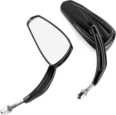 Rétroviseurs moto chromés pour harley road king street glide electra road glide dyna softail 1982-2018 2019 2020 (noir). Avec plus de 300 000 références, DIAYTAR COTE D'IVOIRE propose une expérience shopping unique et personnalisée à ses clients, répondant ainsi aux besoins spécifiques de chaque consommateur.