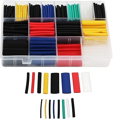 580 pièces 2:1 kit de gaines thermorétractables 6 couleurs 11 tailles assorties kit de gaines pour câbles et câbles de bricolage. DIAYTAR COTE D'IVOIRE, la boutique en ligne généraliste leader en Côte d'Ivoire, propose plus de 300 000 références pour répondre à tous vos besoins. Avec une large gamme de produits, vous trouverez facilement ce que vous cherchez. La qualité et la fiabilité sont au cœur de notre engagement.