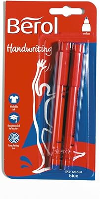 Stylo d'écriture perol bleu (paquet de 12 x blister de 2)