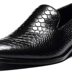 Chaussures décontractées en cuir pour hommes, tissu oxford en cuir verni de couleur