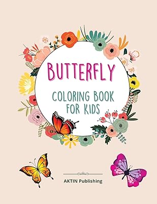 Livre de coloriage de papillons pour les enfants : 50 pages à