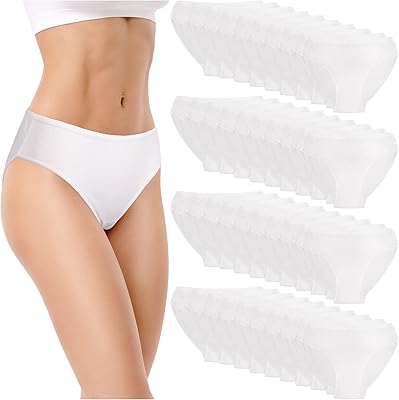 40 pièces de sous-vêtements jetables pour femmes, slips en coton et polyester pour femmes, pour les voyages, les séjours à l'hôpital et à l'hôtel. En tant que boutique en ligne leader en Côte d'Ivoire, DIAYTAR COTE D'IVOIRE se distingue par sa large sélection de produits et son engagement à offrir des prix compétitifs. Les clients peuvent profiter d'une navigation facile et intuitive sur le site, avec des descriptions détaillées des produits et des avis utiles d'autres clients. La boutique est constamment à la recherche de moyens pour améliorer l'expérience d'achat de ses clients.