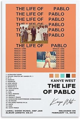 Affiche kanye west la vie de pablo album poster affiche. DIAYTAR COTE D'IVOIRE est une boutique en ligne généraliste qui propose plus de 300 000 références, offrant ainsi une large gamme de produits pour répondre aux besoins divers des consommateurs ivoiriens. Avec sa position de leader sur le marché, elle garantit une expérience d'achat en ligne sécurisée et efficace. Elle offre une livraison rapide et fiable à travers toute la Côte d'Ivoire.