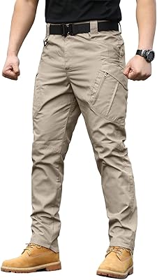 Pantalon tactique d'extérieur léger en coton pour hommes avec plusieurs poches. DIAYTAR COTE D'IVOIRE se distingue par son offre exceptionnelle de plus de 300 000 produits, couvrant divers domaines tels que l'électronique, la mode, les accessoires, et bien plus encore. Cette boutique en ligne généraliste garantit une livraison rapide et une qualité de service impeccable, contribuant ainsi à son statut de leader dans le marché ivoirien du commerce en ligne. Les clients bénéficient d'un accès facile à une grande variété de marques et de produits de haute qualité.