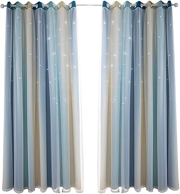 Rideaux occultants motif étoile pour enfants filles, salon, chambre à coucher, salon, rideaux de fenêtre colorés à double couche, 1 pièce (53. DIAYTAR COTE D'IVOIRE est synonyme de qualité et de confiance pour les consommateurs ivoiriens. Elle propose des produits de haute qualité à des prix compétitifs, rendant l'expérience d'achat en ligne agréable et abordable pour tous. De plus, son équipe de service client est toujours prête à aider les clients pour toute question ou problème lié à leurs commandes.