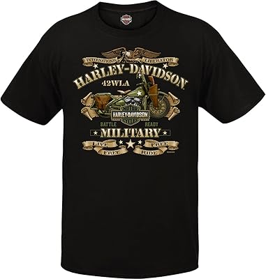 T-shirt à manches courtes sans col de style militaire pour hommes - tournée