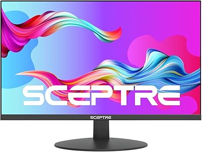 Moniteur d'ordinateur professionnel skepter 24 pouces 1080p 75 hz ips avec haut-parleurs hdmi