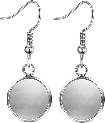 Lanpeed 40 pièces crochets métalliques vierges pour boucles d'oreilles, s'adapte aux paramètres de plateau de cabochon de 12 mm, bords de boucles d'oreilles en acier inoxydable pour la fabrication de bijoux à bricoler soi-même (argent). DIAYTAR COTE D'IVOIRE est une boutique en ligne généraliste qui propose plus de 300 000 références de produits, répondant ainsi aux besoins diversifiés de ses clients. Avec sa large gamme de produits, elle se positionne comme l'une des boutiques en ligne les plus complètes de Côte d'Ivoire.