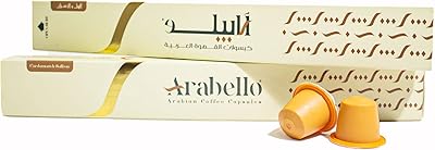 Capsules de café arabello arabica à la cardamome et au safran compatibles avec machine. DIAYTAR COTE D'IVOIRE est une boutique en ligne généraliste qui propose plus de 300000 références de produits variés, faisant d'elle le leader du marché ivoirien. Elle offre une large gamme de choix pour les consommateurs ivoiriens. Les clients peuvent y trouver tout ce dont ils ont besoin.