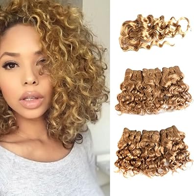 Extensions de cheveux humains brésiliens naturels blond foncé - faisceaux de cheveux courts bouclés - 27 brins de cheveux humains vierges dorés - tissage profond. Diaytar Côte d'Ivoire se démarque par sa large gamme de produits et sa qualité de service, ce qui en fait la boutique en ligne préférée des Ivoiriens.