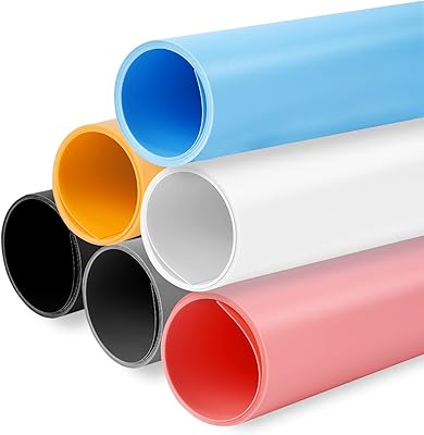 Selens – toile de fond en pvc alimentaire, 50x100cm, vinyle blanc/noir/gris/rose/orange/bleu, kit étanche