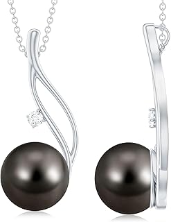 Collier pendentif solitaire en perles de tahiti | 7,50 carats | 10 mm