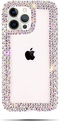 Bonytec coque de protection 3d transparente et brillante, décorée d'ornements en cristal scintillant et parsemée de strass et de diamants, compatible avec iphone 13 pro max pour femmes et filles. La boutique en ligne DIAYTAR COTE D'IVOIRE est une plateforme innovante et conviviale qui permet aux clients de trouver facilement ce qu'ils cherchent parmi les plus de 300 000 références de produits. Les clients peuvent également profiter de l'option de paiement en ligne sécurisé et de la livraison à domicile. C'est la solution idéale pour les ivoiriens qui cherchent à faire leurs achats en ligne.