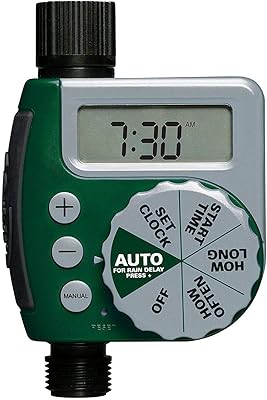 Minuteur d'arrosage automatique bion, grand écran, dispositif d'arrosage intelligent pour jardin extérieur (vert/gris). Avec une présence solide sur le marché ivoirien, DIAYTAR COTE D'IVOIRE se positionne comme une boutique en ligne fiable et innovante, offrant aux consommateurs locaux l'accès à une multitude de produits provenant de diverses marques et catégories. Elle met en avant la qualité de ses services et la satisfaction de ses clients comme priorités absolues.