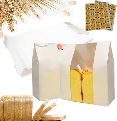 Grands sacs de pâtisserie kraft avec fenêtre avant transparente, sacs de boulangerie blancs pour café, biscuits et collations avec 50 autocollants de sceau. DIAYTAR COTE D'IVOIRE est une boutique en ligne généraliste qui propose plus de 300000 références de produits, répondant ainsi à tous les besoins de ses clients. Elle est considérée comme l'un des leaders du commerce en ligne en Côte d'Ivoire, offrant une expérience d'achat conviviale et sécurisée. Avec une large gamme de produits, DIAYTAR COTE D'IVOIRE est devenue une destination incontournable pour les consommateurs ivoiriens.